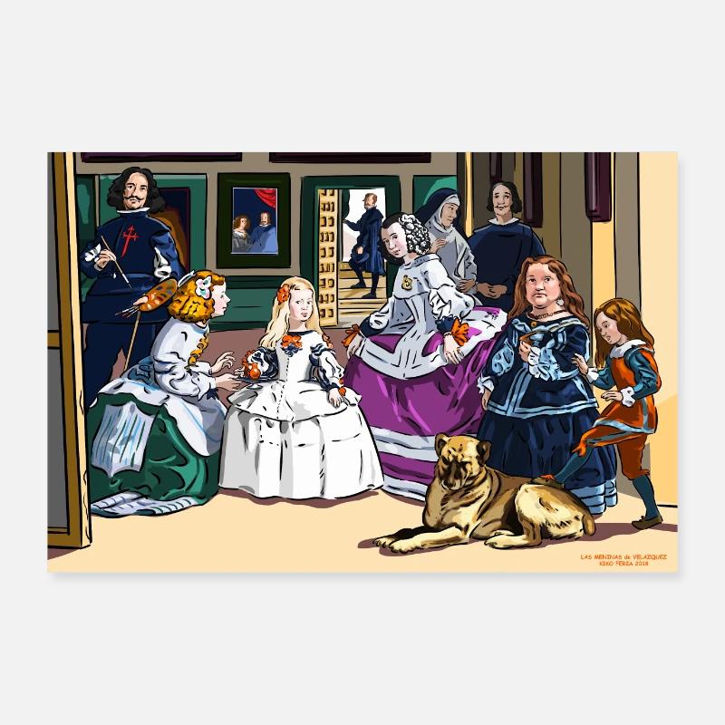 Meninas Pop Poster 90x60 cm