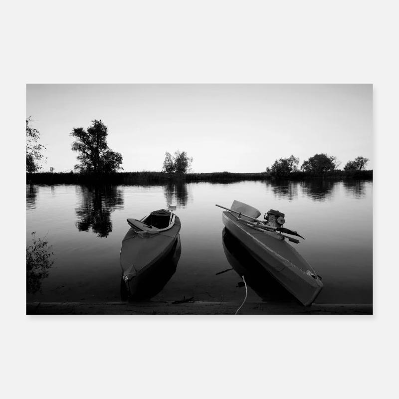 Faltboote Poster 90x60 cm