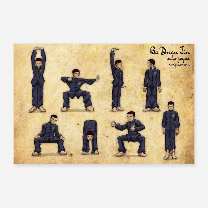 Poster Ba Duan Jin Poster 36" x 24" (90x60 cm)
