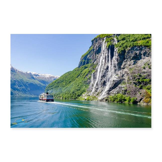 SuK Bild - Wasserfall Sieben Schwestern Geiranger