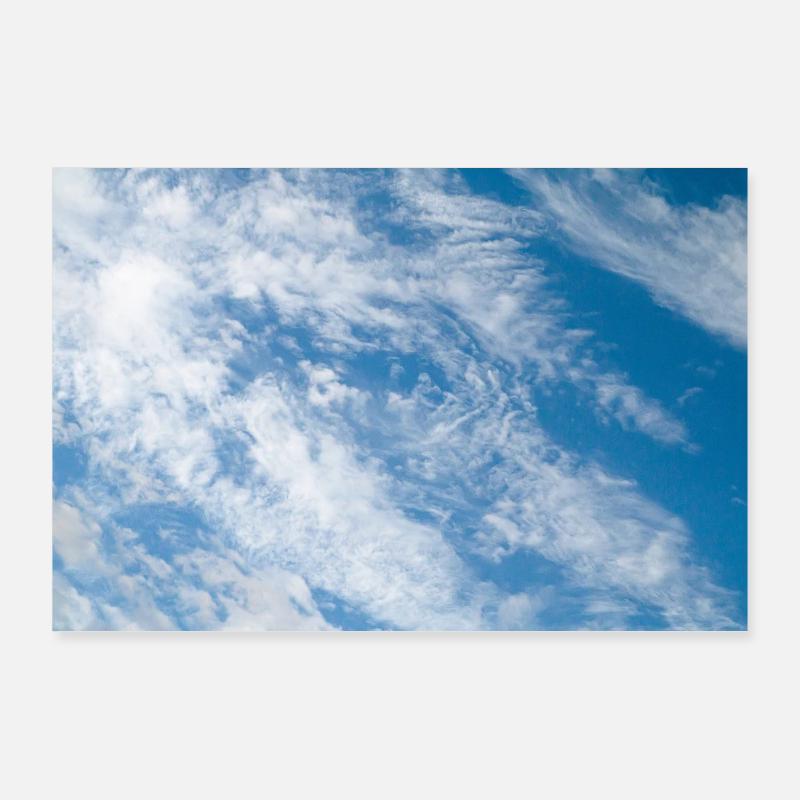 Blauer Himmel Poster 90x60 cm
