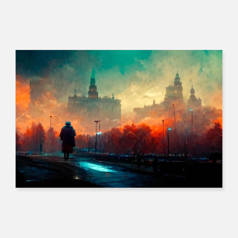 Einsamkeit Poster 90x60 cm
