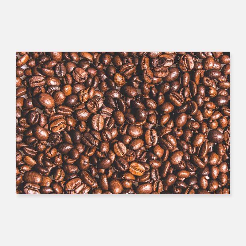 Grains de café Poster 90 x 60 cm