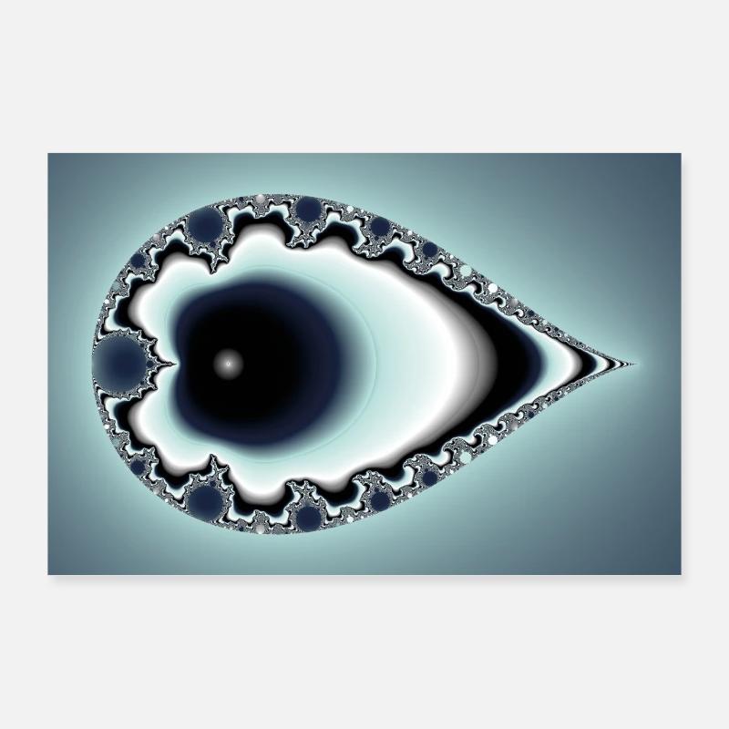 Frosty Drop Poster 36" x 24" (90x60 cm)
