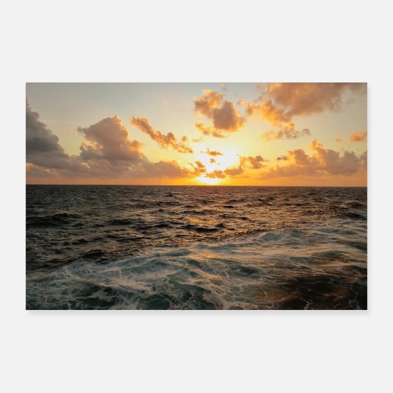 Wellen Poster 90x60 cm