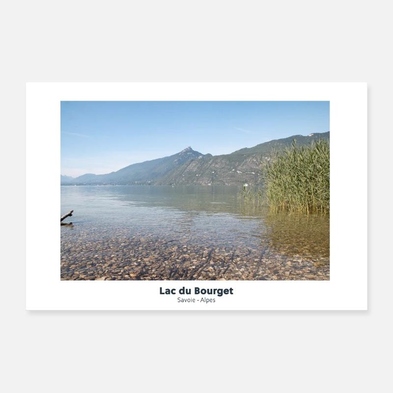 Lac du Bourget Poster 90 x 60 cm