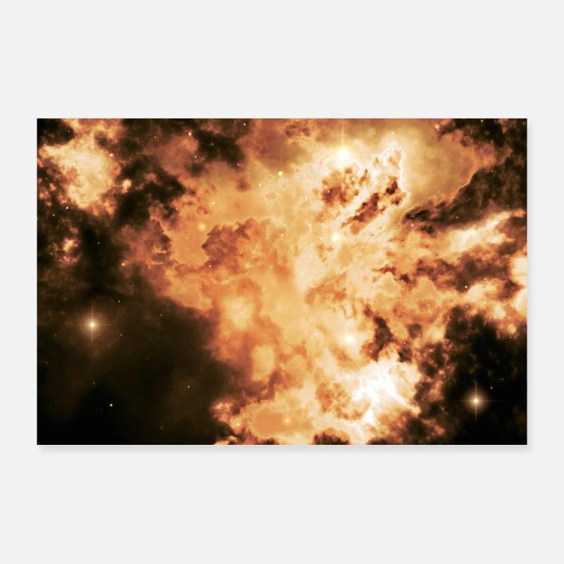 Grappe nébuleuse NCR 58 Poster 90 x 60 cm