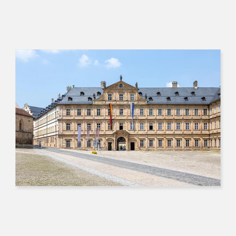 Nouvelle résidence Domplatz Bamberg Poster 90 x 60 cm