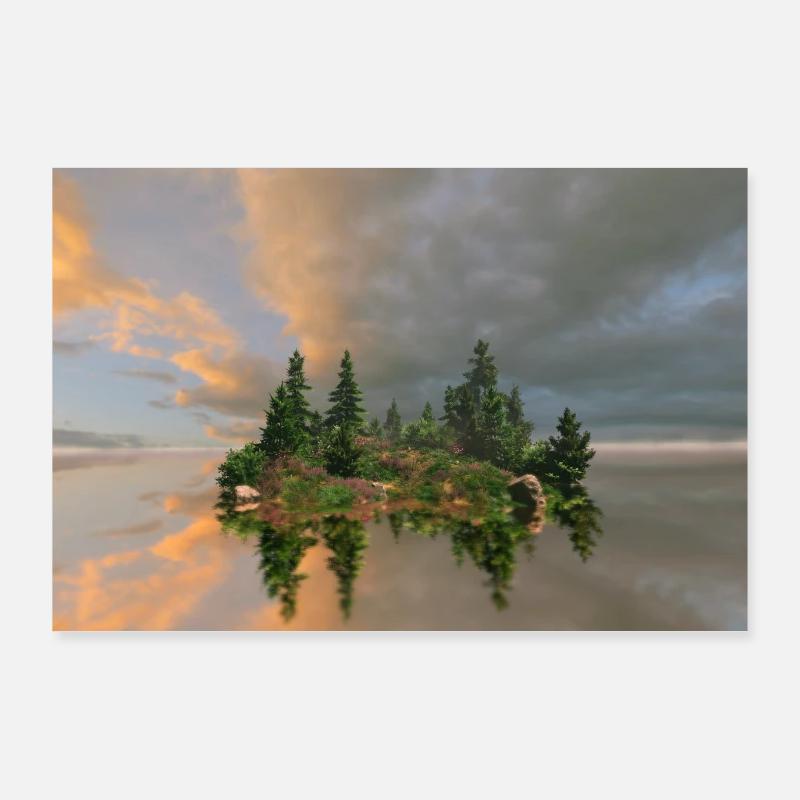 Landschaften einmal anders #11 Poster 90x60 cm