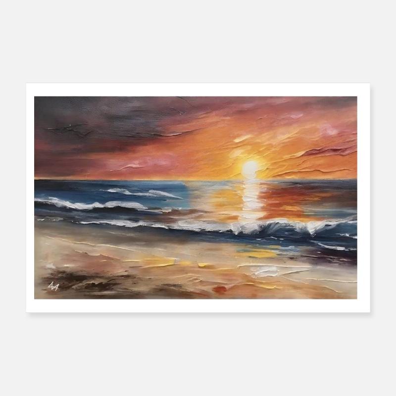 Sunset Poster 36" x 24" (90x60 cm)