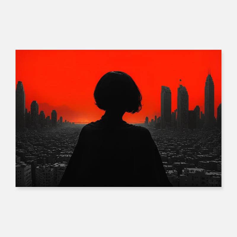 City #006 Poster 36" x 24" (90x60 cm)