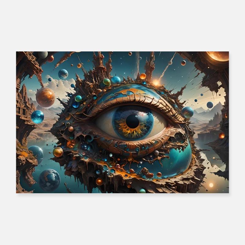 Magical Eyes - Glimpse into the Universe Poster 36" x 24" (90x60 cm)
