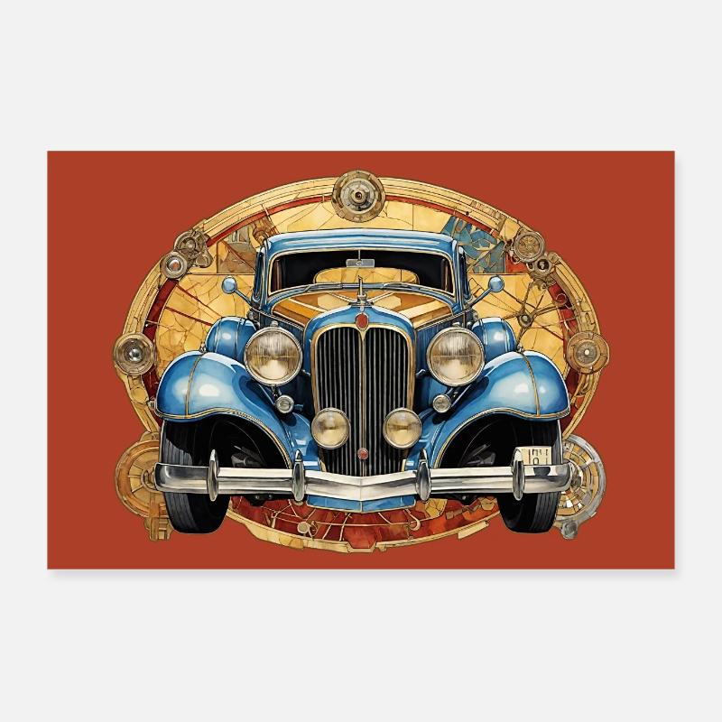 Oldtimer Poster 90x60 cm