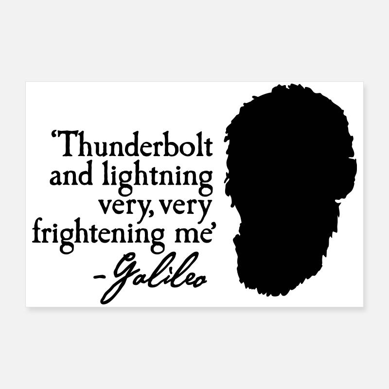 Galileo - Thunderbolt and lightning very... 2clr Poster 90x60 cm