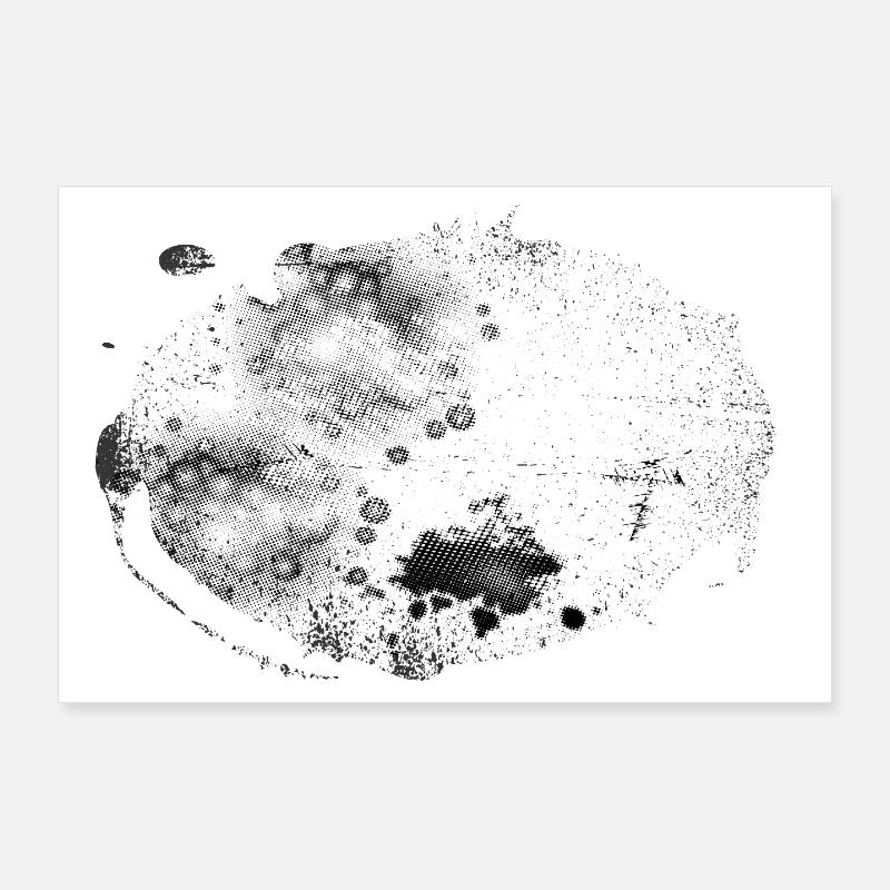 Pixel de chaos d’arrière-plan | Arrière-plan pixellisé Poster 90 x 60 cm
