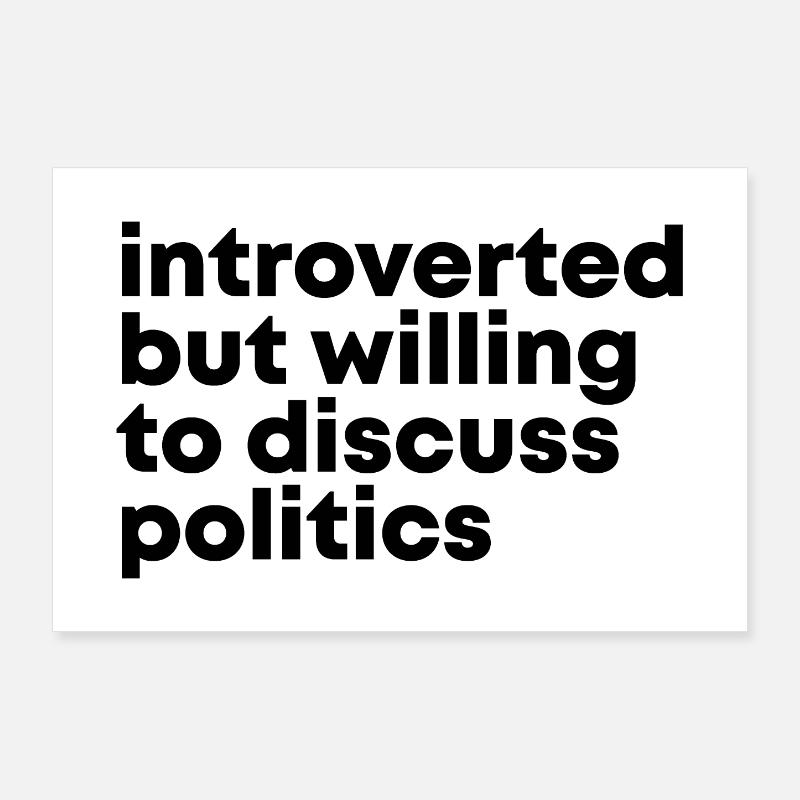 Politics Poster 36" x 24" (90x60 cm)