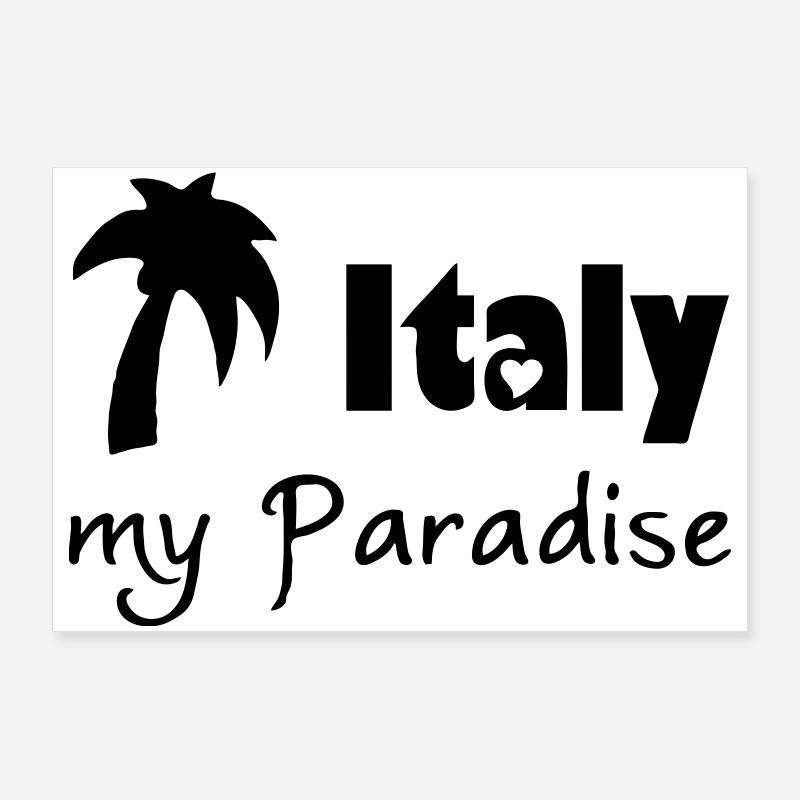 Italy Paradise Poster 36" x 24" (90x60 cm)