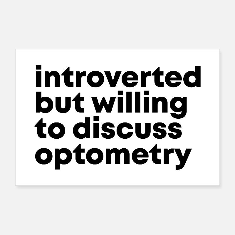Optometrie Poster 90x60 cm