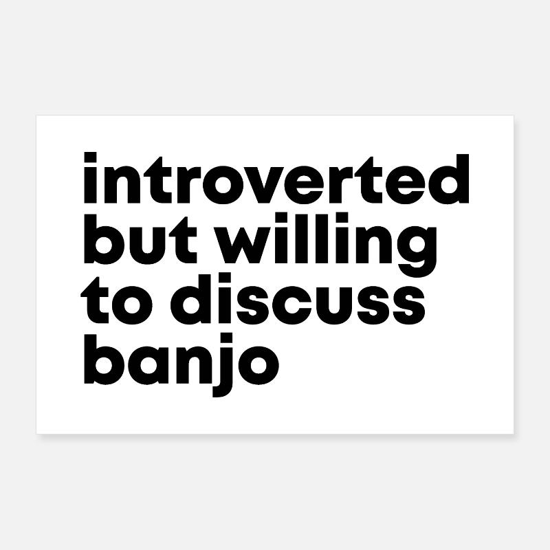 Banjo Poster 90x60 cm