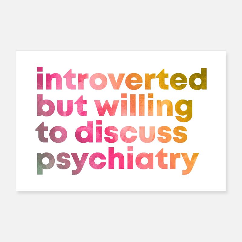 Psychiater Poster 90x60 cm