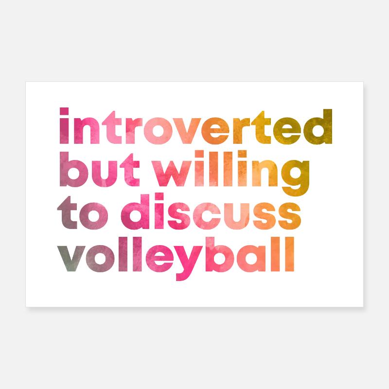 Volleyball Poster 90x60 cm