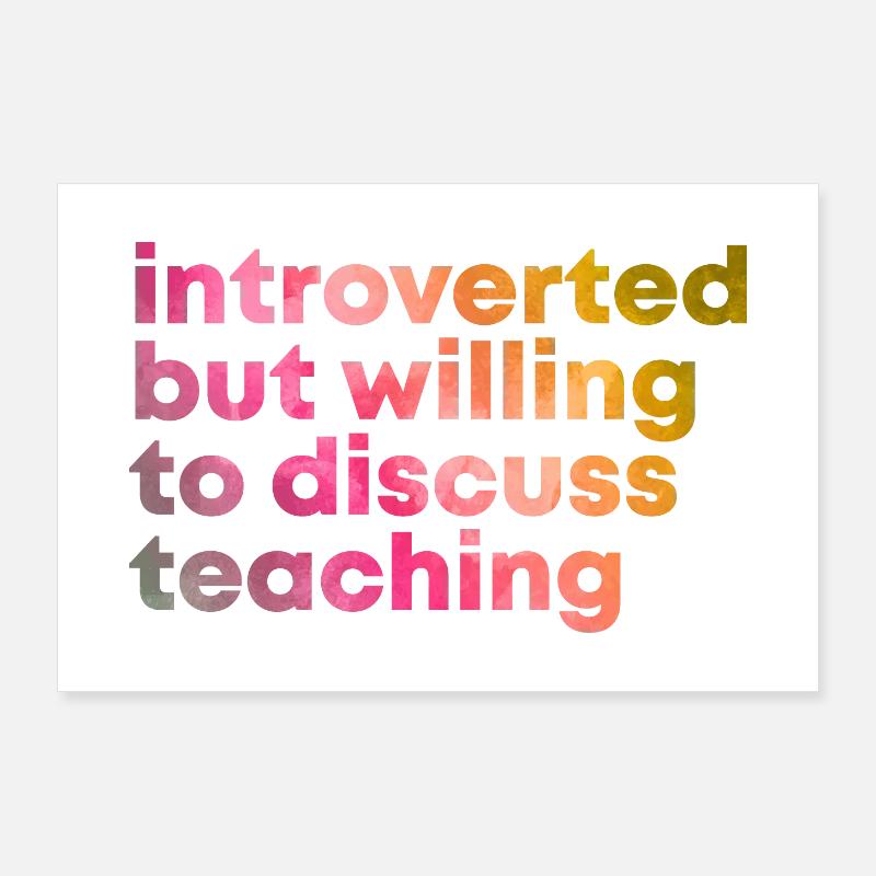 Teaching Poster 36" x 24" (90x60 cm)