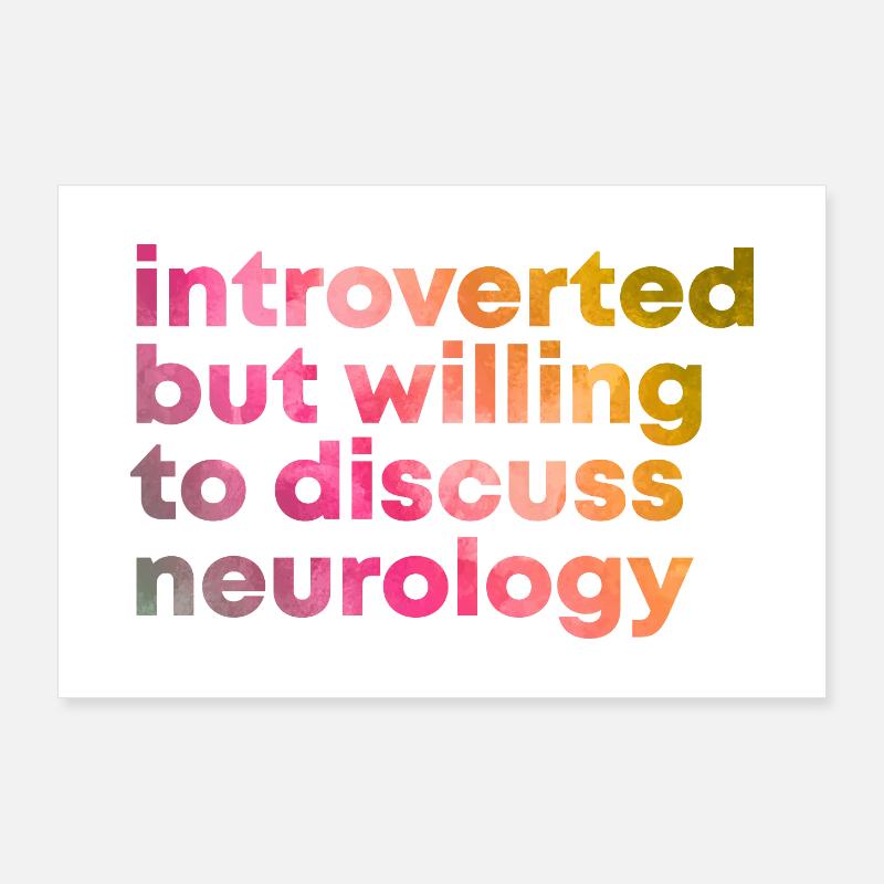 neurologie Poster 90 x 60 cm