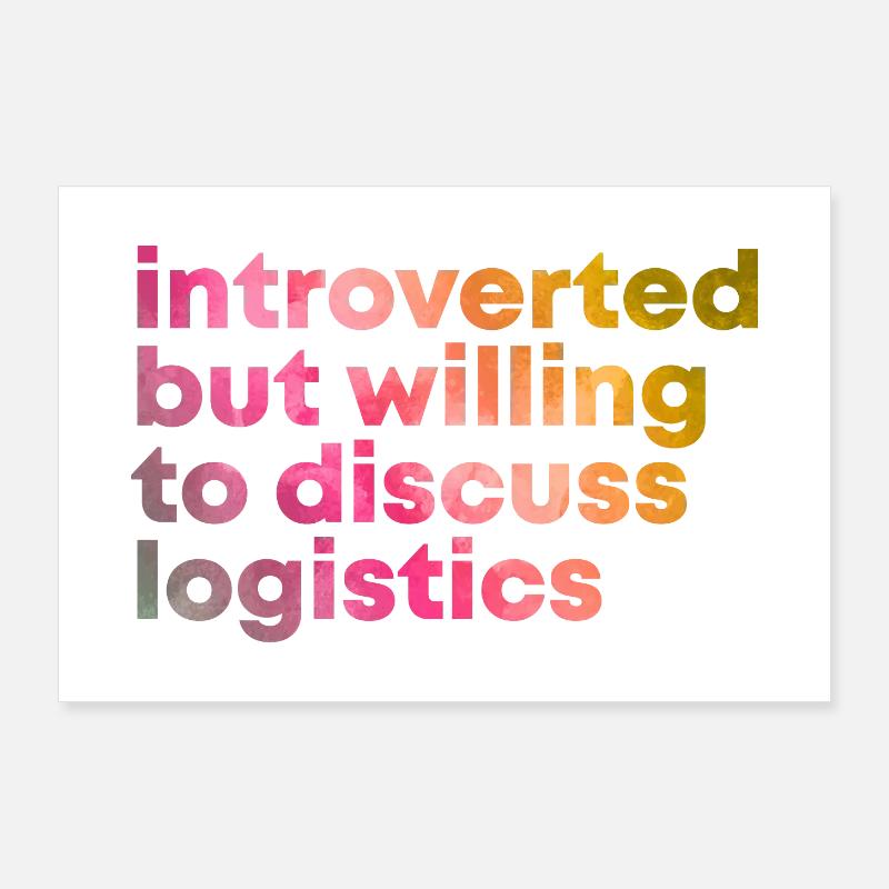 Logistik Poster 90x60 cm