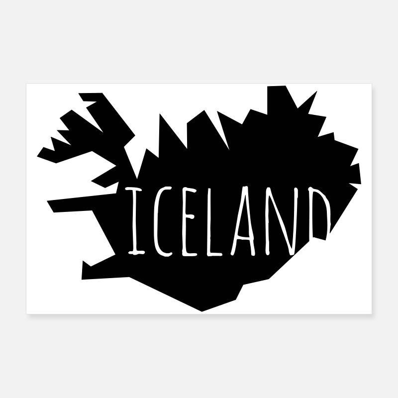iceland Poster 90x60 cm