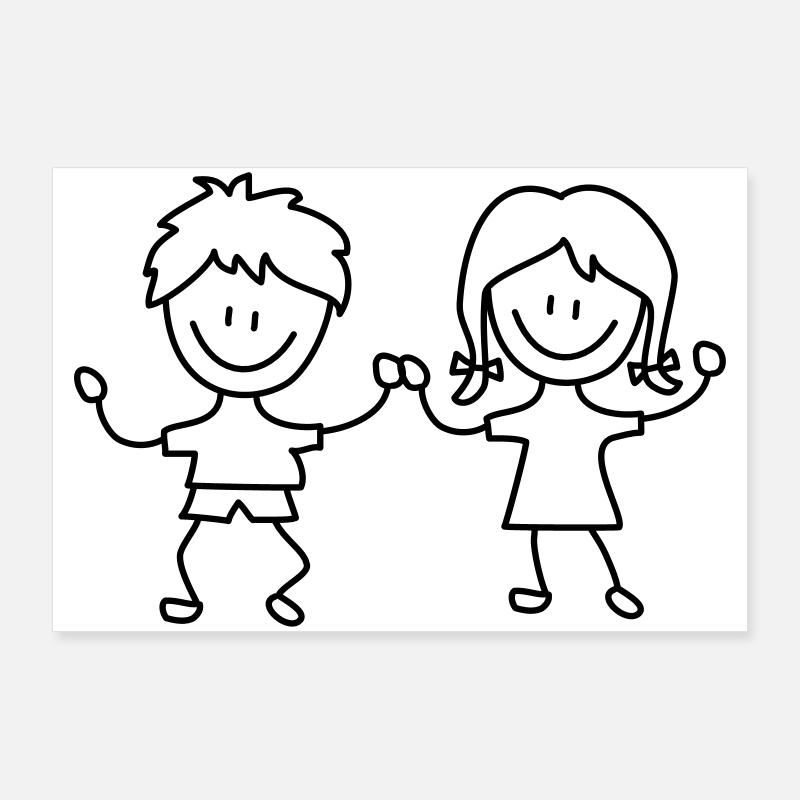 Kinder Kindergarten Poster 90x60 cm