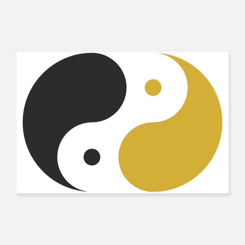 Yin & Yang Poster 36" x 24" (90x60 cm)