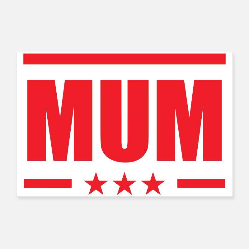 Mama, ich liebe dich - Muttertag Poster 90x60 cm
