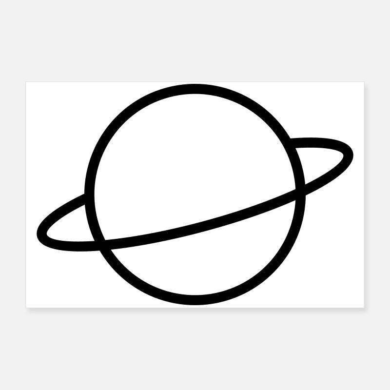 Planète Poster 90 x 60 cm