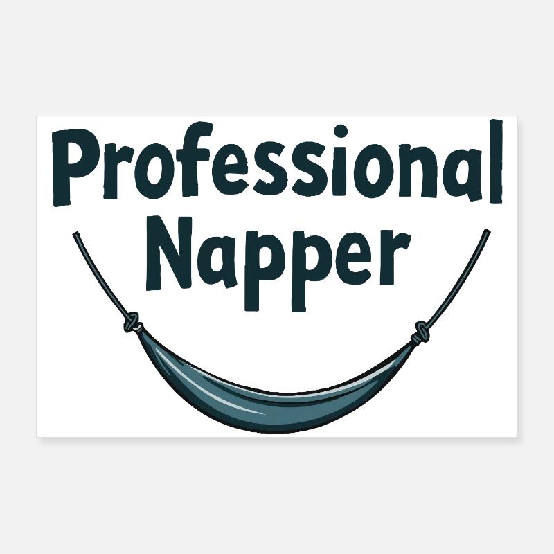 Conception professionnelle de hamac Poster 90 x 60 cm