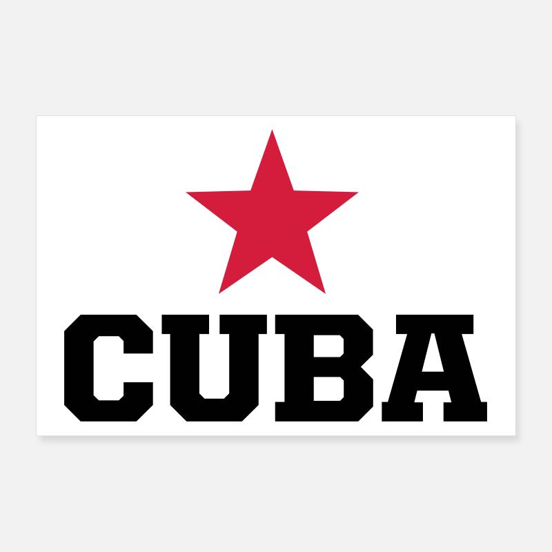 cuba revolucion Poster 90 x 60 cm