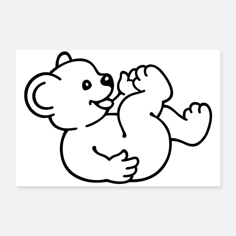 Little Bear (rd) Poster 90x60 cm