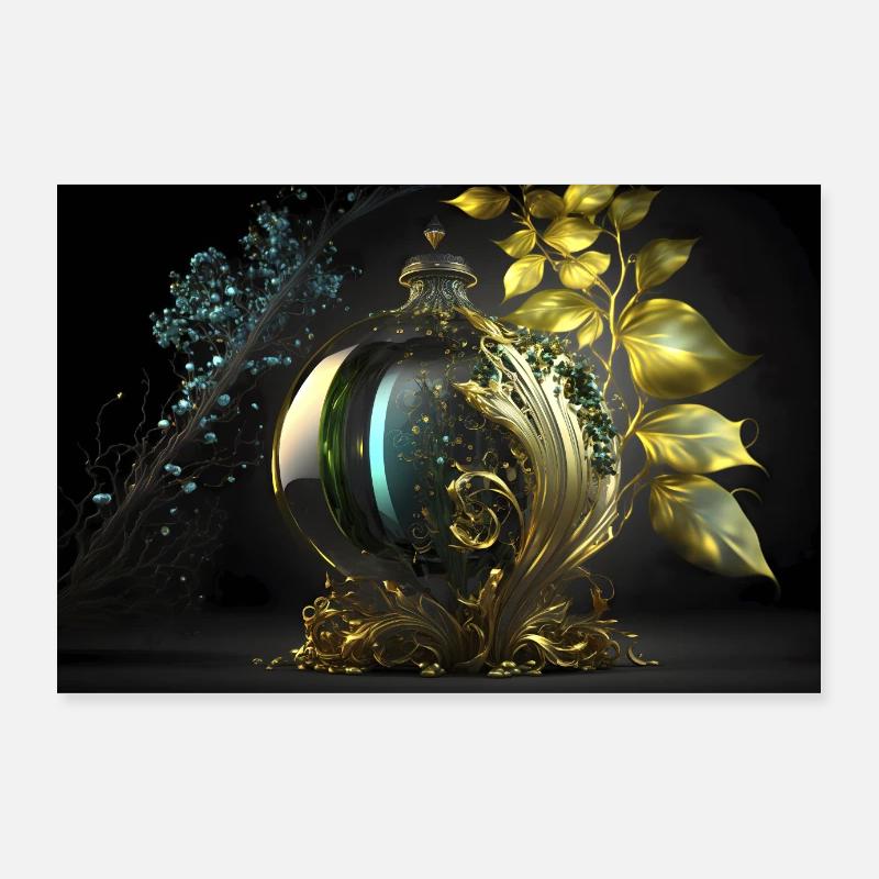 Die Wunder Flasche Poster 90x60 cm