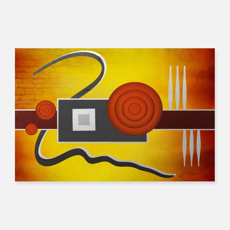 Modern Art Poster 36" x 24" (90x60 cm)