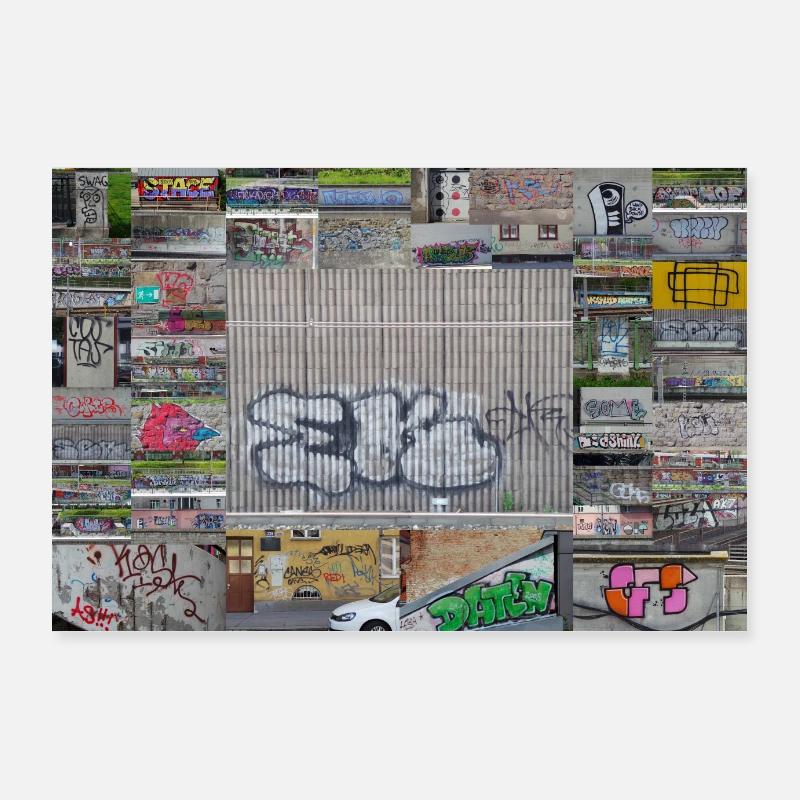 Graffiti Vienna XXVIIa Poster 36" x 24" (90x60 cm)
