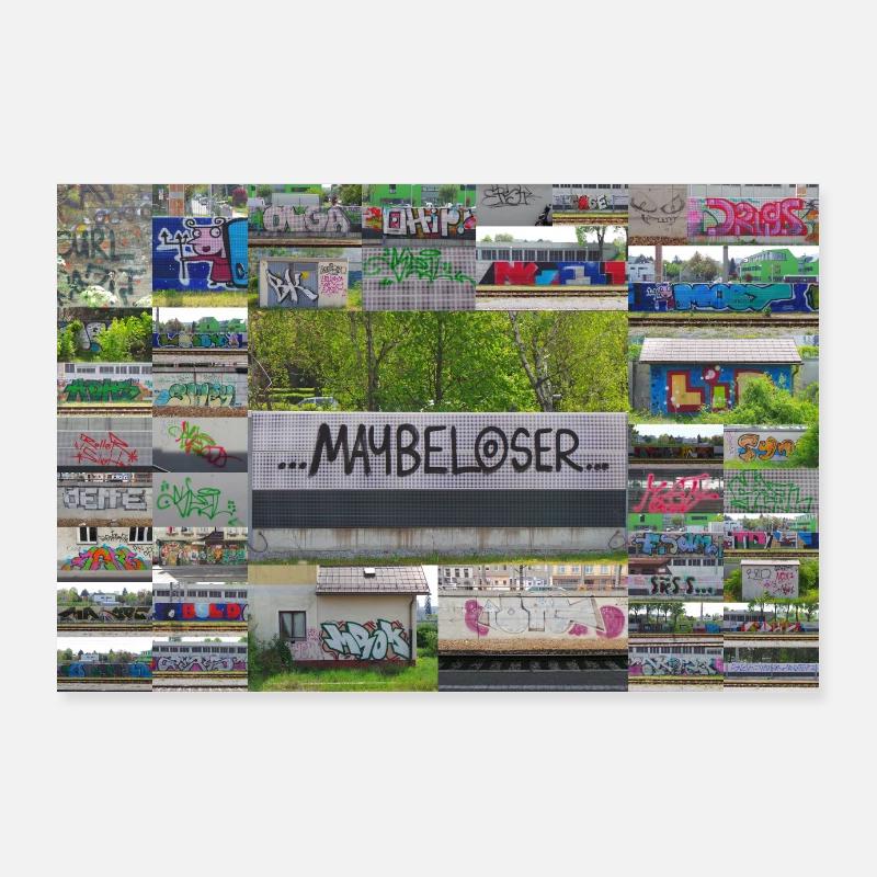 Graffiti Vienna XXXVIIIc Poster 36" x 24" (90x60 cm)