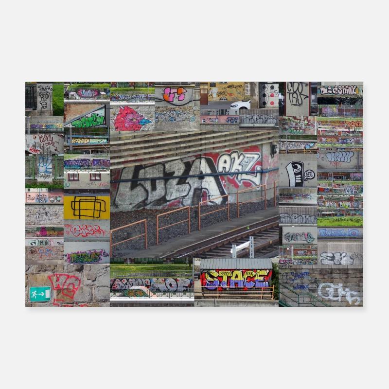 Graffiti Vienne XXVIIb Poster 90 x 60 cm
