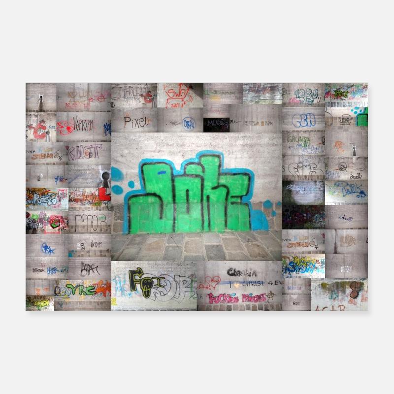Graffiti Vienne XXXVb Poster 90 x 60 cm