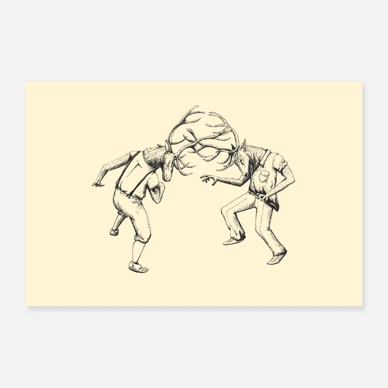 BRut affiche - Poster 90 x 60 cm - blanc