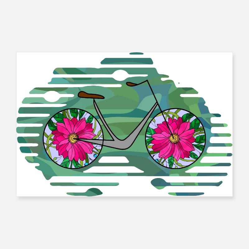 Bicyclette Poster 90 x 60 cm