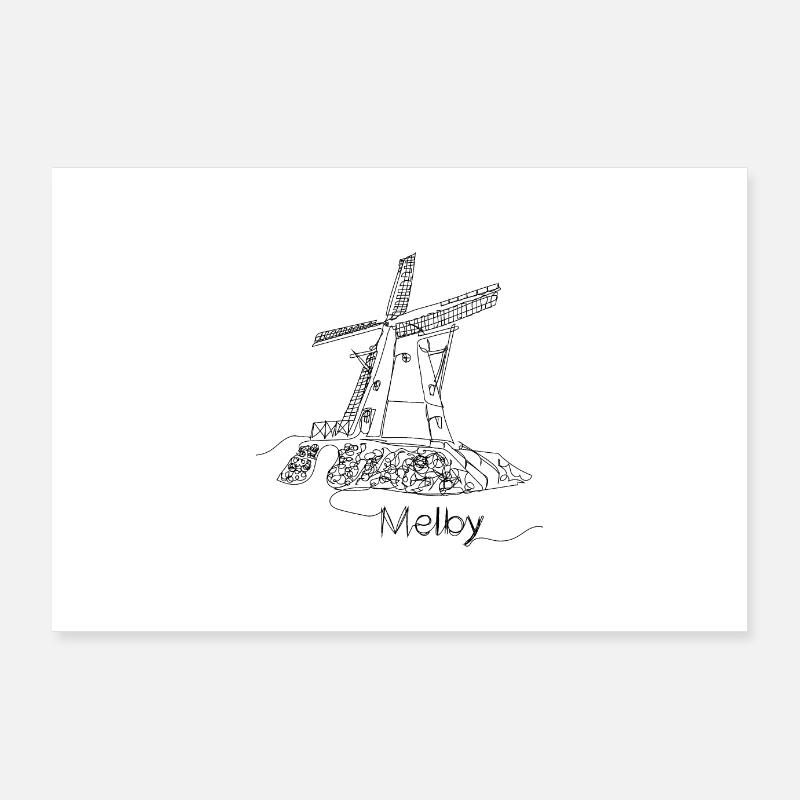 Affiche de Melby Poster 90 x 60 cm