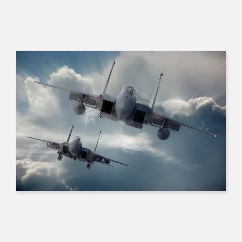 F-15 Eagle Poster 90x60 cm