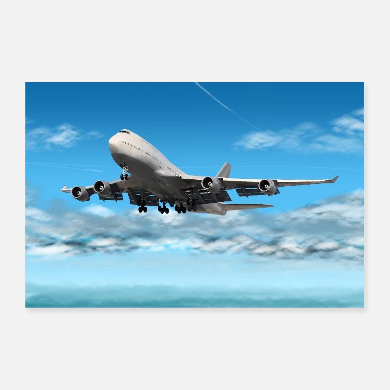 747 Poster 90 x 60 cm