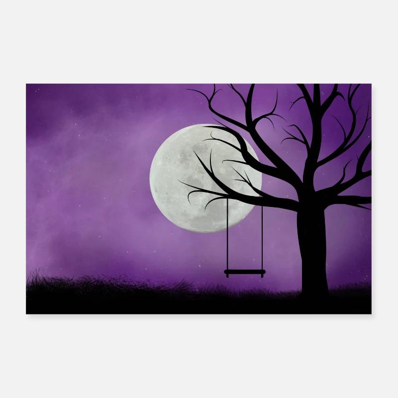 Vollmond Poster 90x60 cm