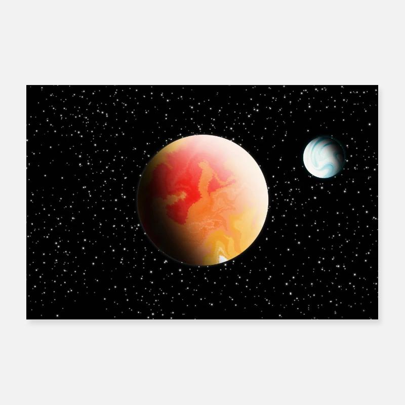 Planeten Poster 90x60 cm