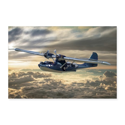PBY Catalina - Poster 90x60 cm
